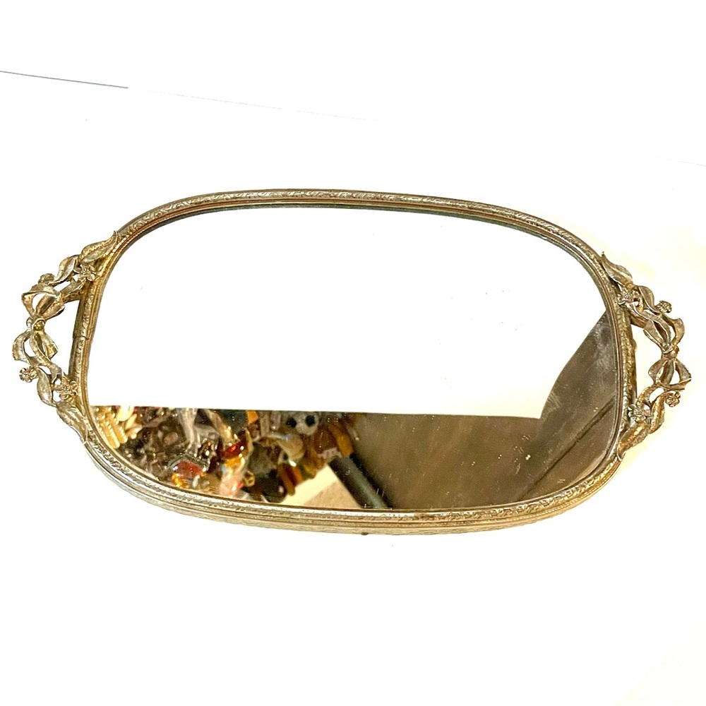 Vintage Masson Gilt Ormolu Vanity Mirror